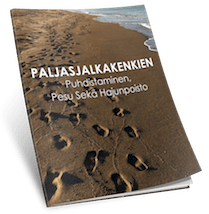 Paljasjalkakenkien puhdistusoppaan kansi